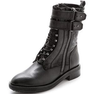 Lace up combat boots - Nolee